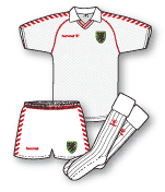 Wales third kit shirt 1987-1990 hummel