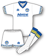 Leeds United home kit 1992-1993 admiral