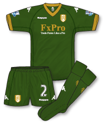 Fulham Away Kit 10 11