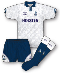 Tottenham Hotspur Home Retro Jersey 1991 / 1993 Spurs