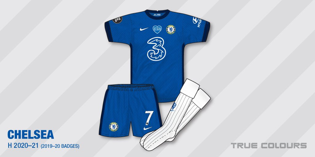 Chelsea 2020-21 home kit