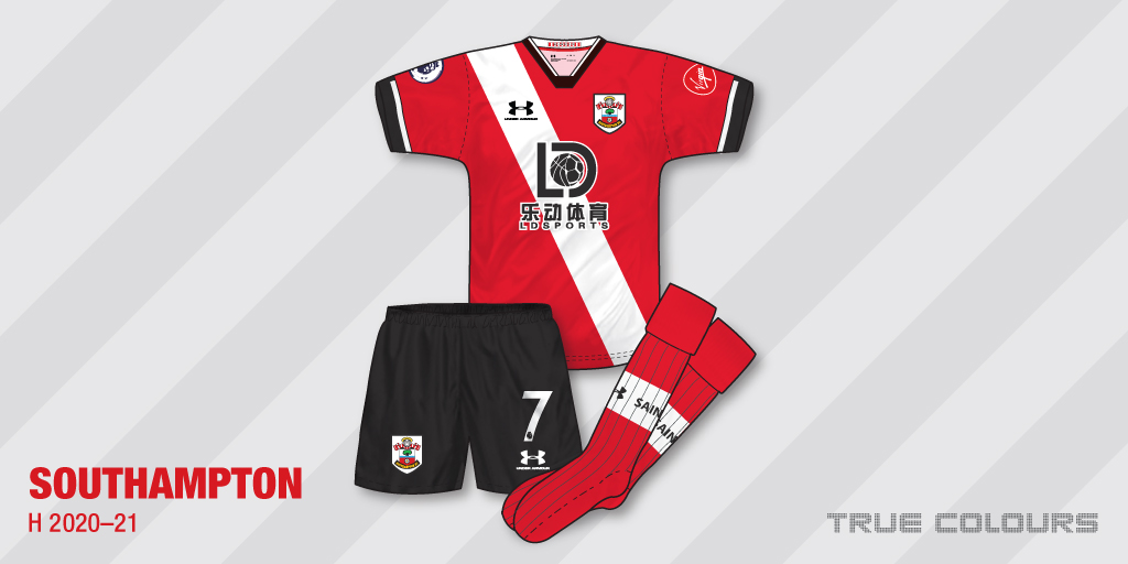 Southampton 2020-21 home kit